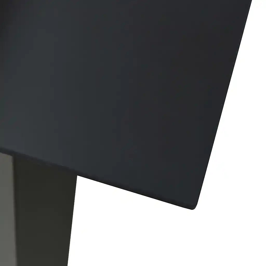 Set da Pranzo da Esterni 5 pz in Corda di Cotone e Acciaio Nero 3058279