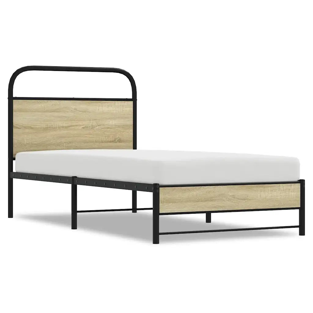 Giroletto senza Materasso Rovere Sonoma 75x190 cm in Truciolato