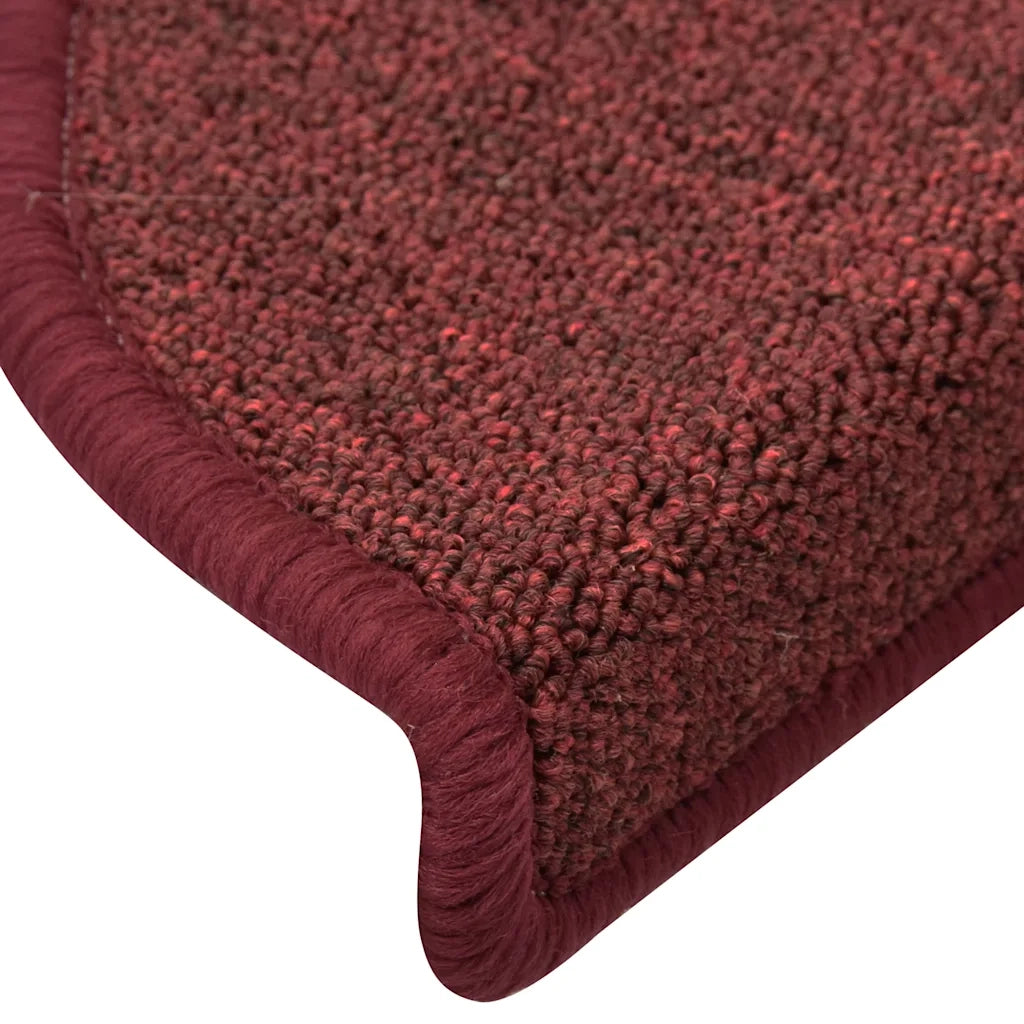 Tappetini per Scale 30 pz Rossi 56x17x3 cm