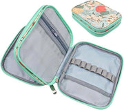 Sacchetto portatile per ago da cucire con taschino e apposizioni per ago da cucire per trasportare accessori per cucire (solo sacchetto)