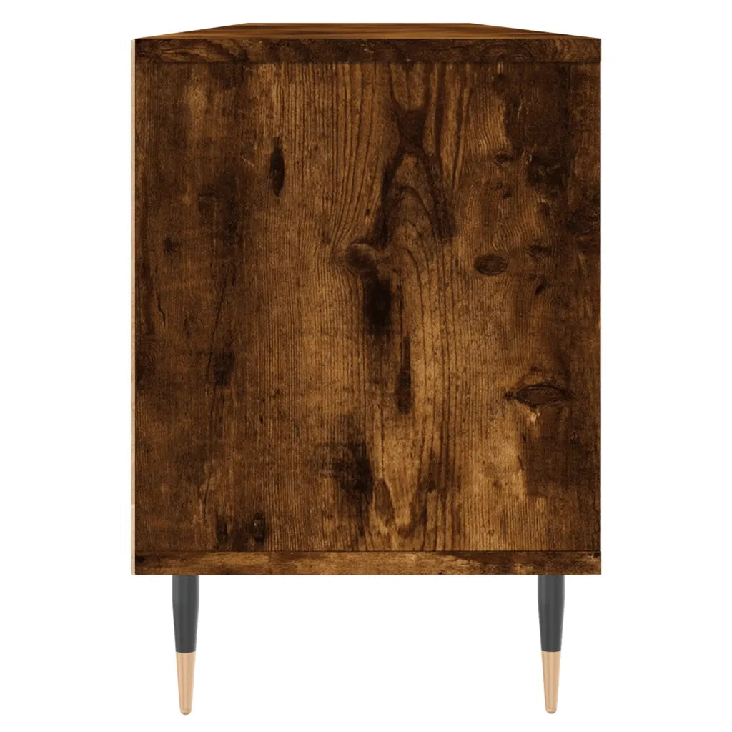Mobile Porta TV Rovere Fumo 150x30x44,5 cm in Legno Multistrato 831265
