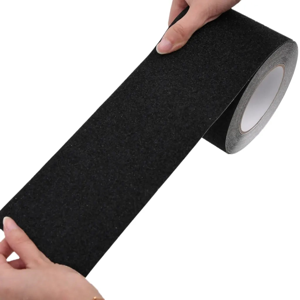 Nastro Antiscivolo Nero 0,1x10 m PVC cod mxl 73096