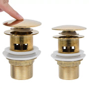 Scarico a Pressione con Troppopieno Oro 6,4x6,4x9,1 cm CFW9482276