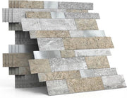 Tegole in pannelli 3D - Impermeabili - 5 fogli - Grigio cemento - Resistente al calore