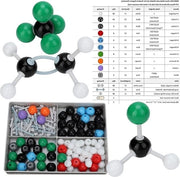 Struttura Atomica Link Modello Chimica Struttura Orbitale Elettronica Set - Kit di Costruzione di Molecole per Strutture Anorganiche e Organiche - Lezioni di Chimica.