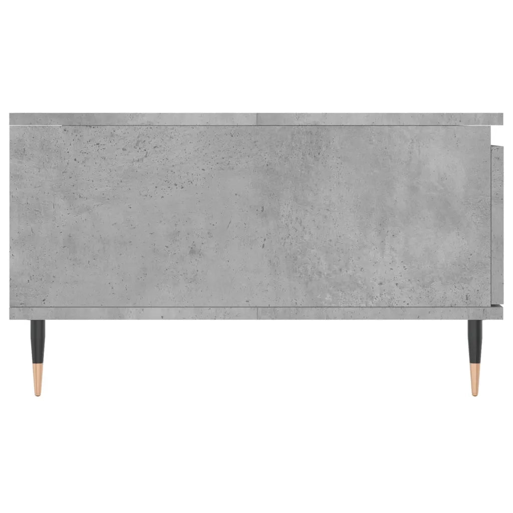 Tavolino da salotto | Tavolino da caff¨¨ | Tavolino da Soggiorno Grigio Cemento 90x60x35cm Legno Multistrato