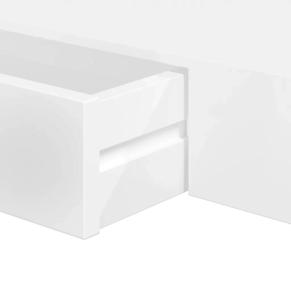Mensole con Cassetti 2 pz Bianco 80 cm 276002