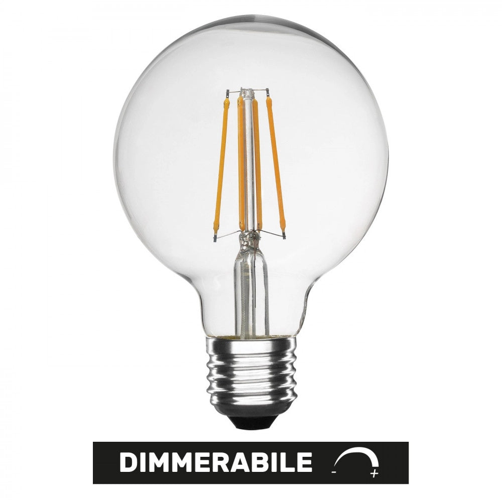 Alca power g125 10w 220v 1400lm 4000k e27 lampada a globo dimmerabile a led