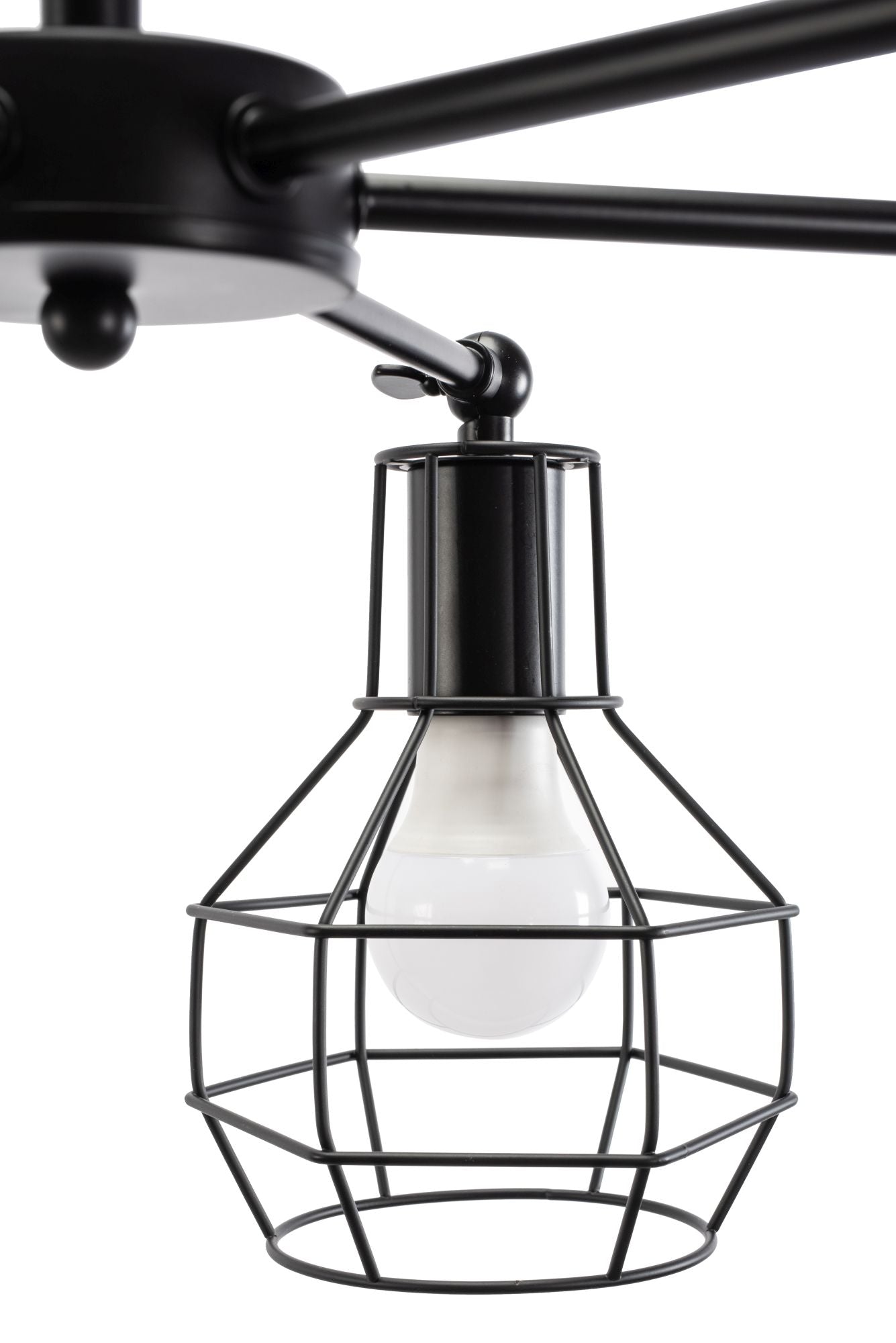 Lampada Da Soffitto Pensile Metallico Loft APP735-6C