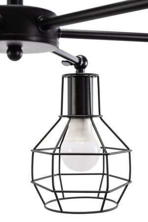 Lampada Da Soffitto Pensile Metallico Loft APP735-6C