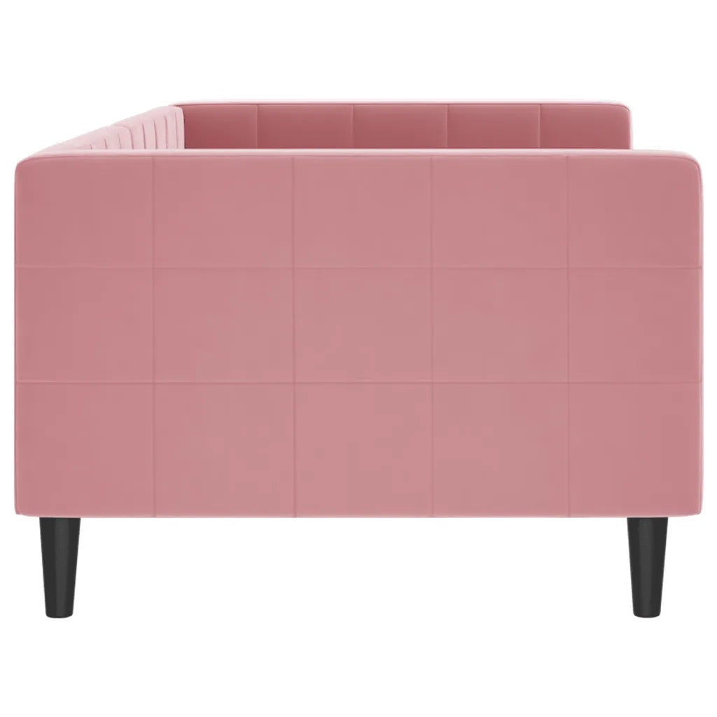 Letto da Giorno Rosa 90x200 cm in Velluto 354011