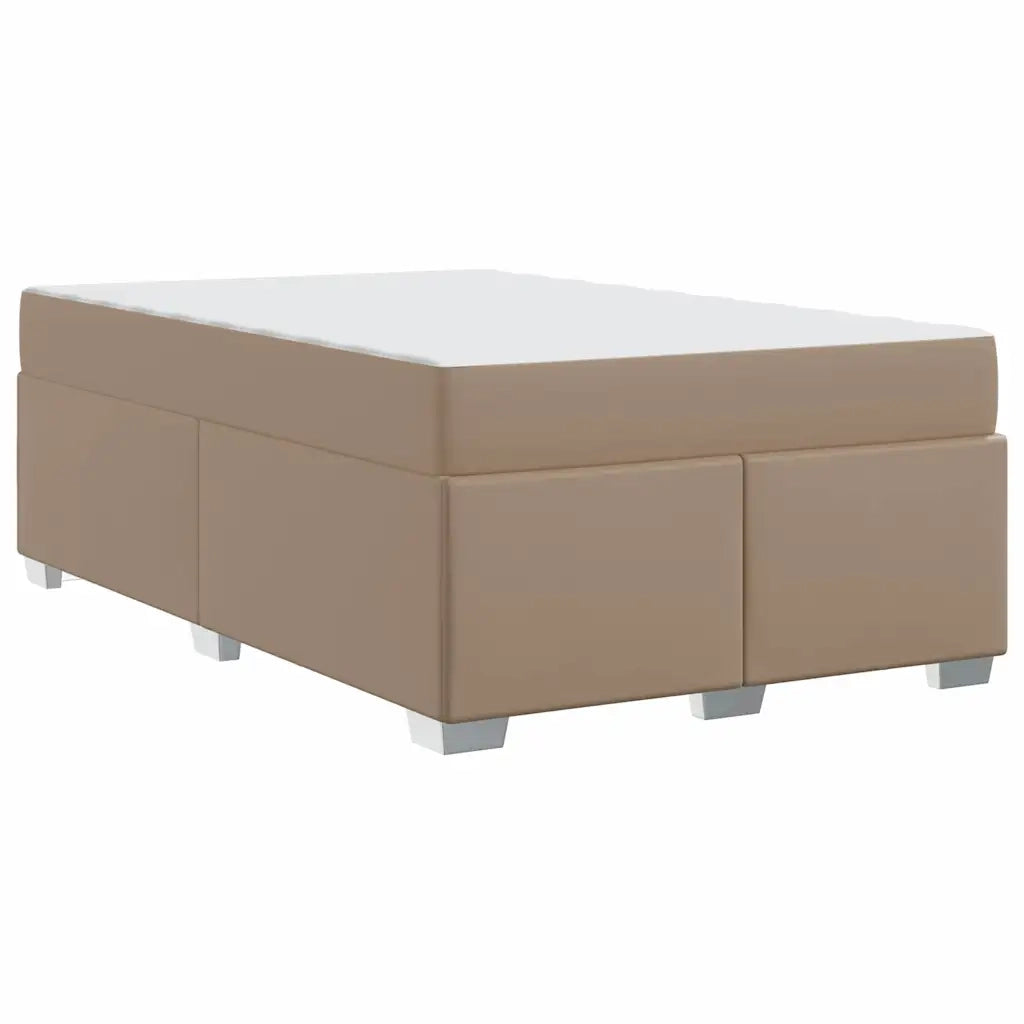 vidaXL Struttura del letto Cappuccino 120 x 200 cm Pelle sintetica