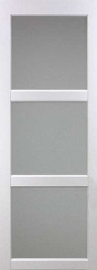 Porta scorrevole bianca "Kenya" modello 83 in larghezza con sistema a rulli