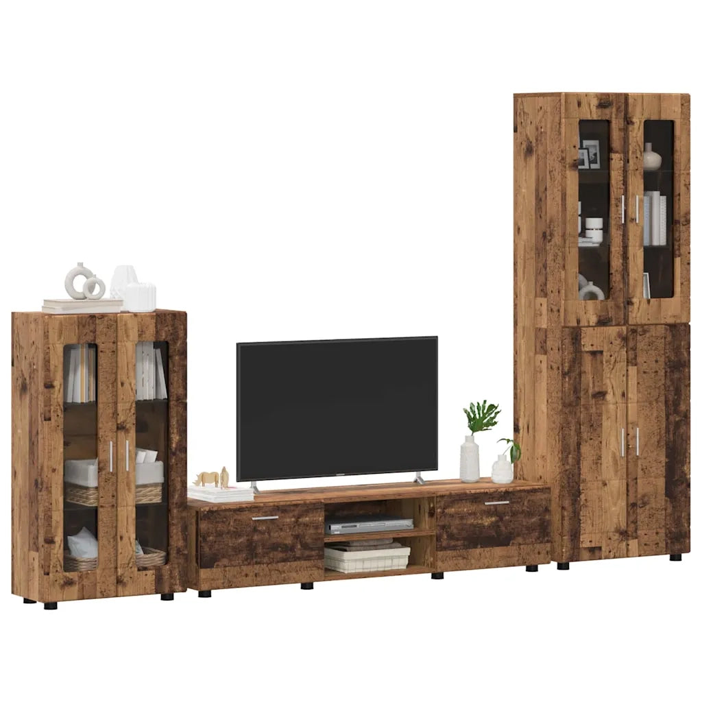 Set mobile TV FLORIN 3 pcs Legno vecchio Legno multistrato 3397982