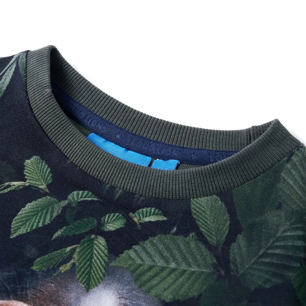 Felpa da Bambino Cachi Scuro 104 13050