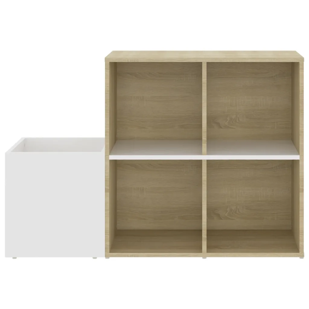 Scarpiera | Mobile per scarpe Ingresso Bianco Rovere Sonoma 105x35,5x70 Multistrato