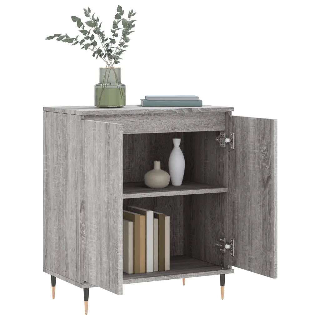 Credenza Grigio Sonoma 60x35x70 cm in Legno Multistrato 827154