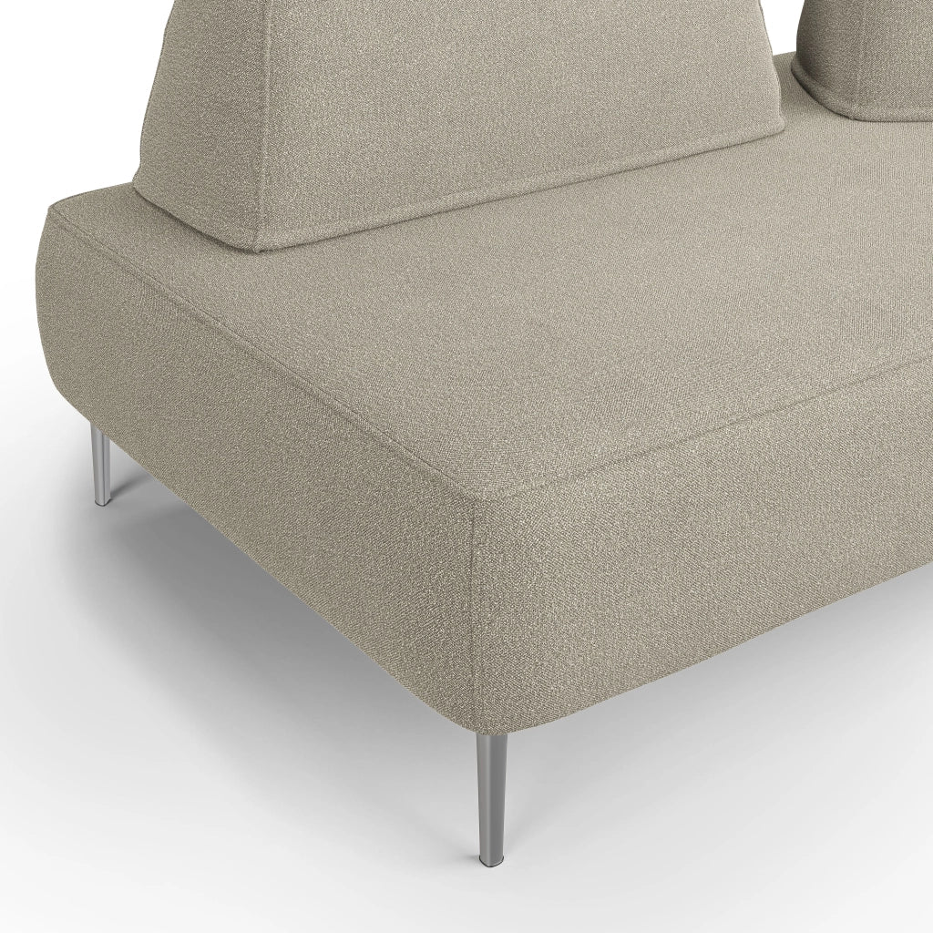 Newton Divano modulare con schienali movibili T07 212 cm beige