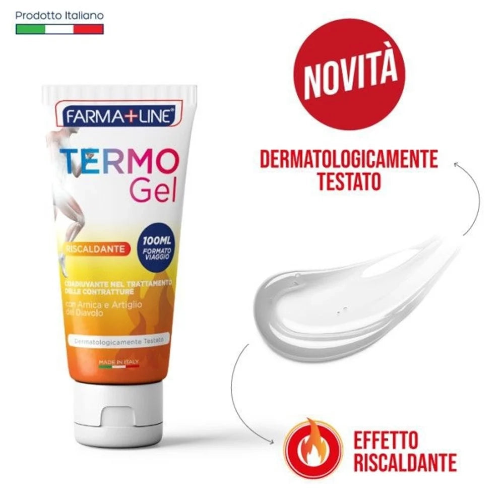 Trade Shop - Termogel 100ml Effetto Riscaldante Coadiuvante Trattamento Contratture Muscolari Gel6985a -