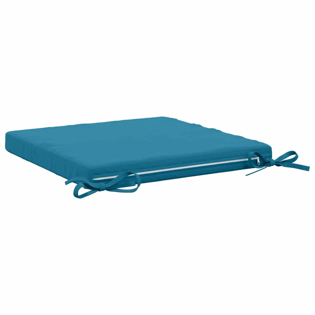 Cuscini per Sedia in 4 Pezzi SOEST 4 pz 100% Poliestere Azzurro 944461