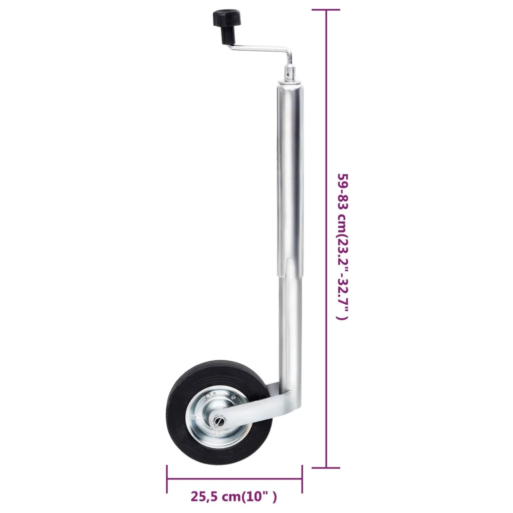 Ruotino per Rimorchio 48 mm Acciaio Zincato 152236