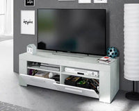 MOBILE SOGGIORNO TV CEMENTO B.CO