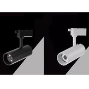 Trade Shop - Lampada Faretto Led Per Binario Monofase 30w Luce Cct Ip20 Bianco Nero Sl-30w-3c -