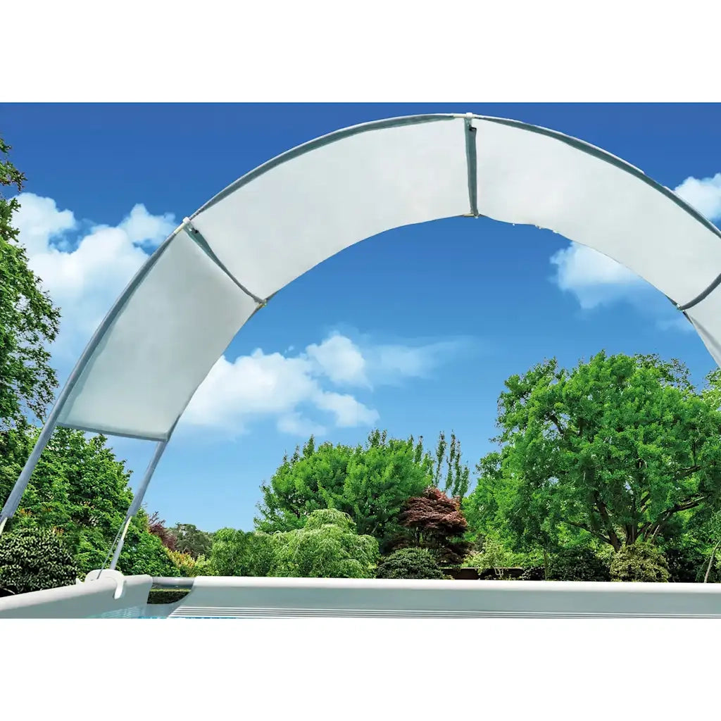 INTEX Tettoia per Piscina Grigio Chiaro 3202927