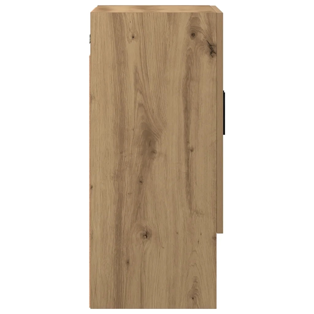 Armadietto a Muro Rovere Artigianale 60x31x70 cm in Truciolato