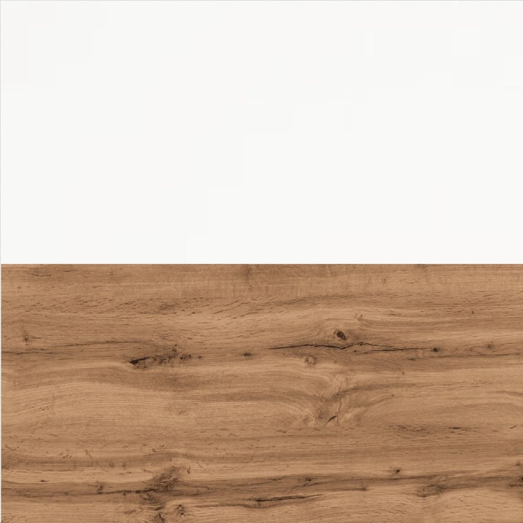 Composizione 4 pezzi VENERE bianco/quercia