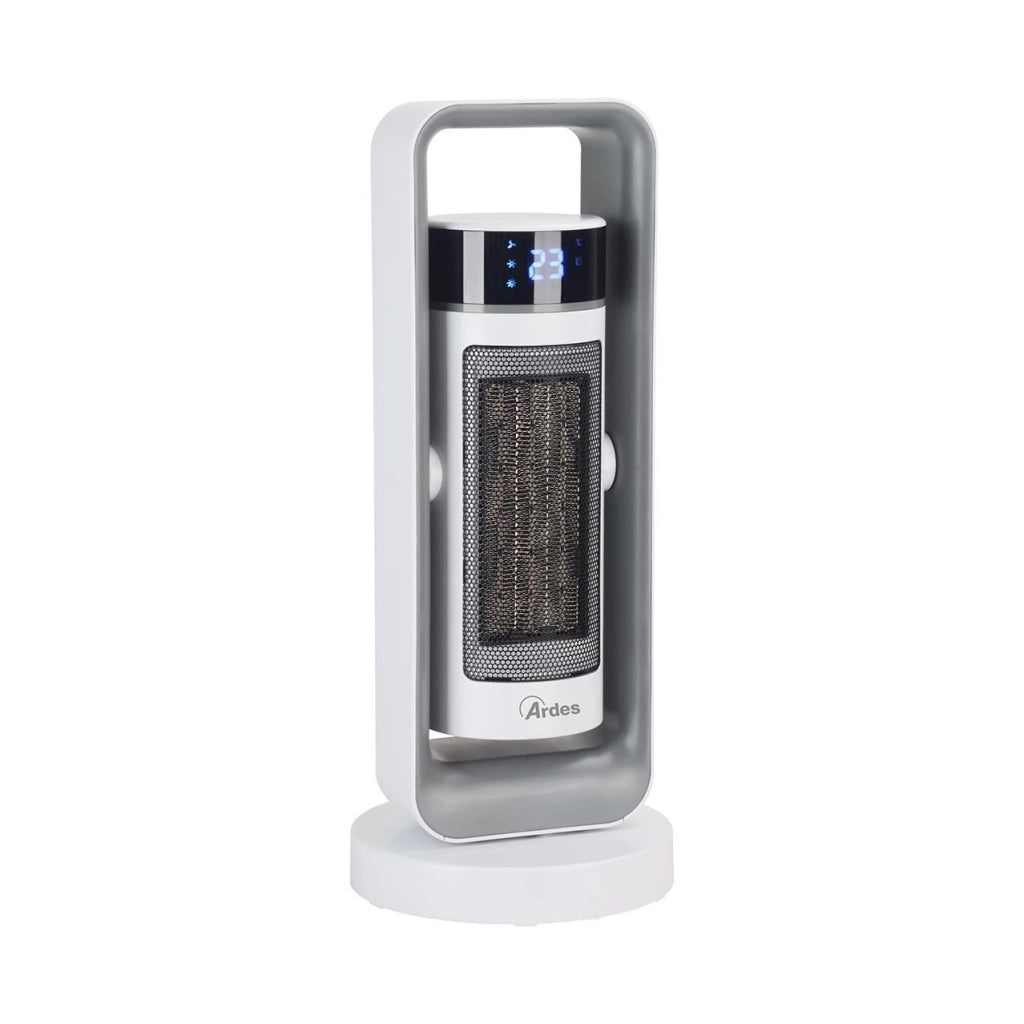 Ardes AR4P20 stufetta elettrica Interno Grigio, Bianco 2000 W Riscaldatore ambiente elettrico con ventilatore
