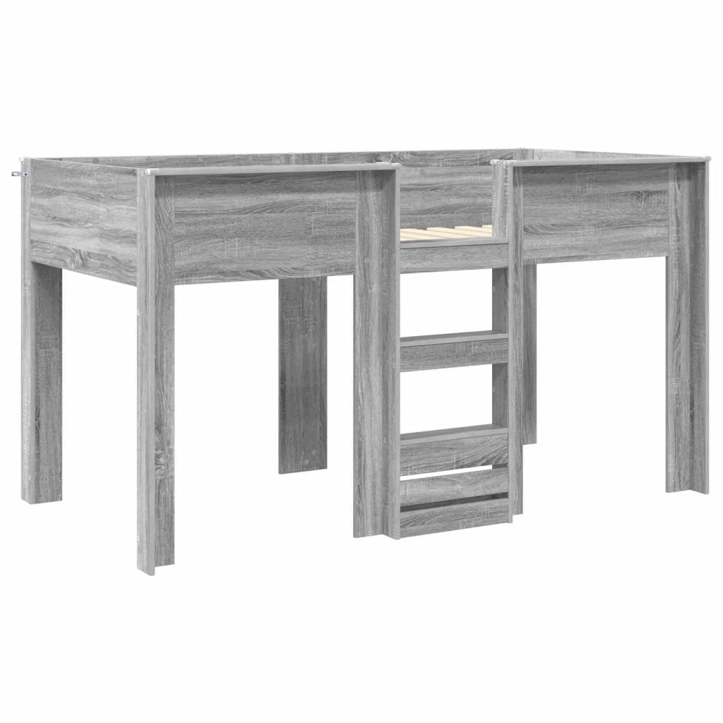 Letto a Castello per Bambini Grigio Sonoma 100 x 200 cm 3410504