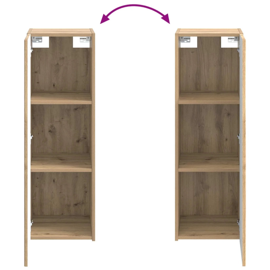 Set di mobili per il bagno 2 pz Rovere Artigianale 3406132
