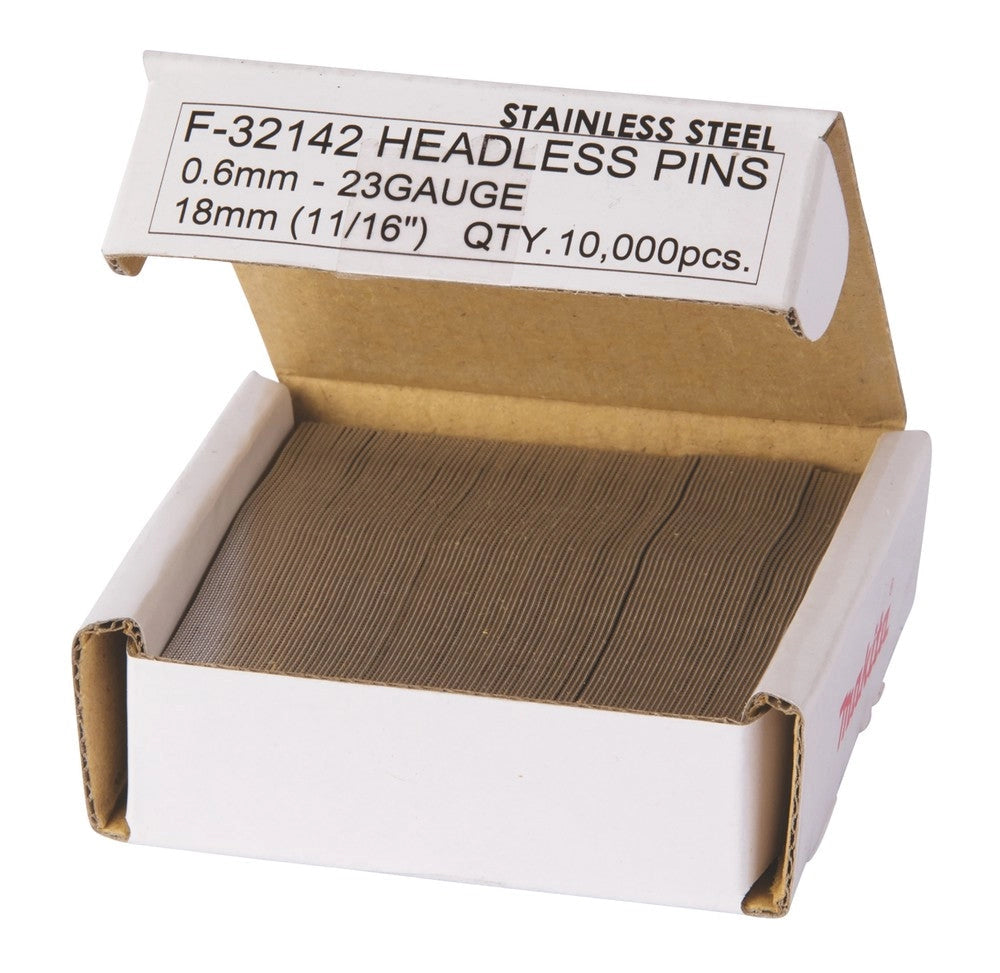 SPILLI MAKITA 23GA D.0,6 X 18mm, 10.000 PEZZI  - F-32142