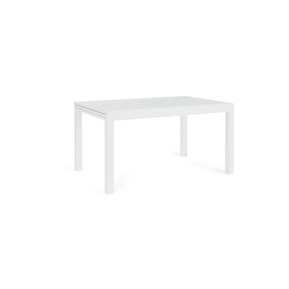 Tavolo Allungabile da Giardino in Alluminio Effetto Legno - BRASTEL