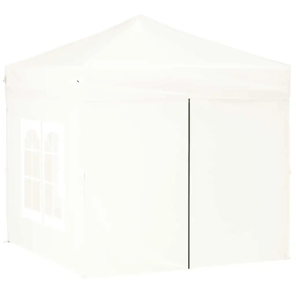 Tenda per Feste Pieghevole con Pareti Laterali Bianco 2x2 m 93503