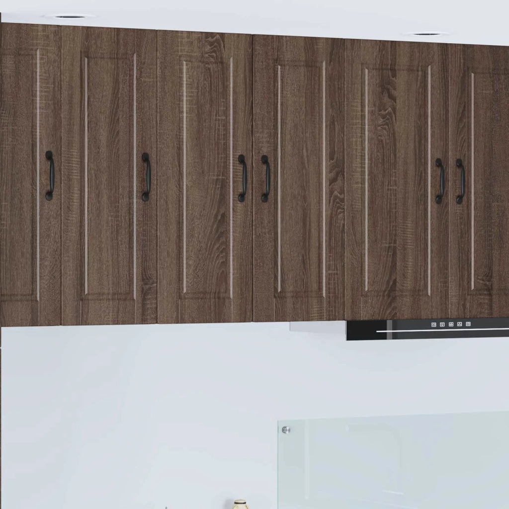 Pannello lavastoviglie 2 pcs Rovere Marrone 30 x 31 x 80 cm 885370