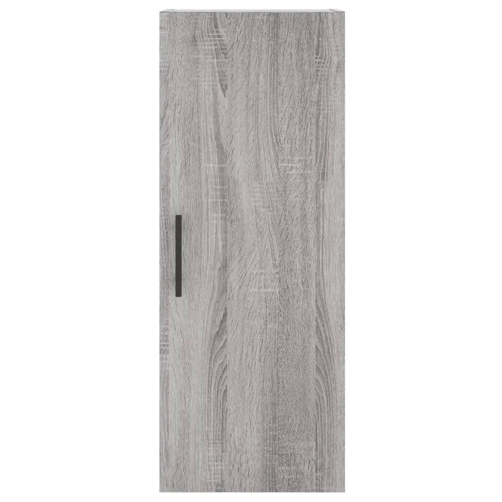 Armadietto a Muro | Mobile a Parete Grigio Sonoma 34,5x34x90 cm