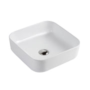 Lavabo quadrato LINPH LAQ01 39x39 cm bianco lucido