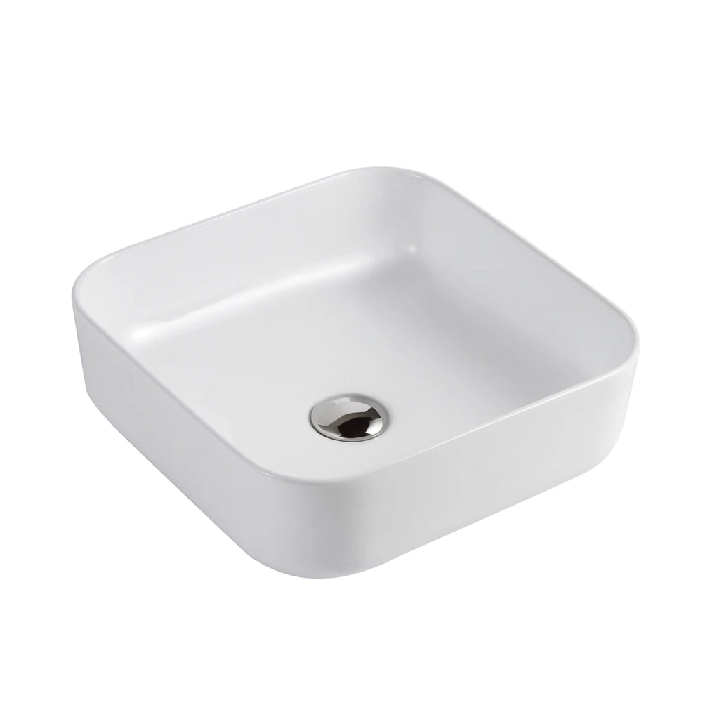Lavabo quadrato LINPH LAQ01 39x39 cm bianco lucido