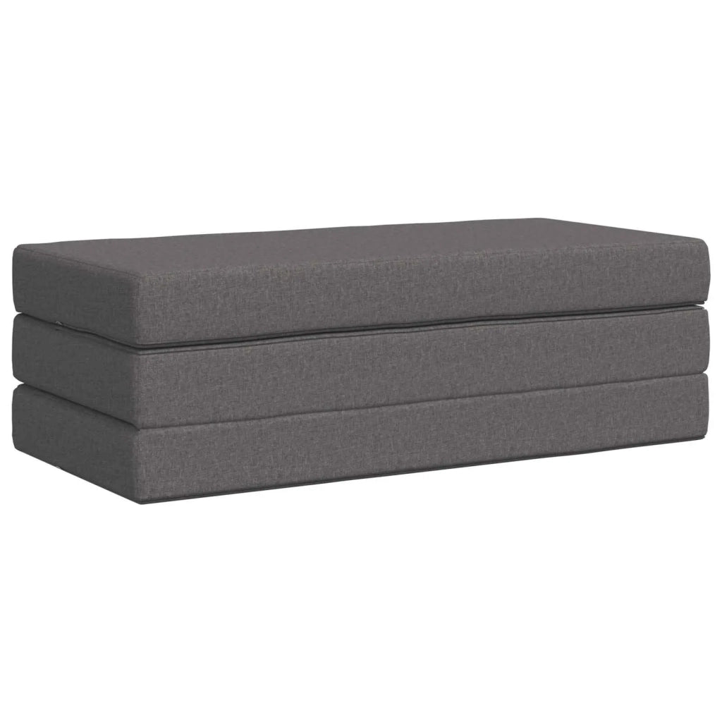 Divano Letto Pieghevole 140 x 67 x 45 cm Grigio Chiaro 900220