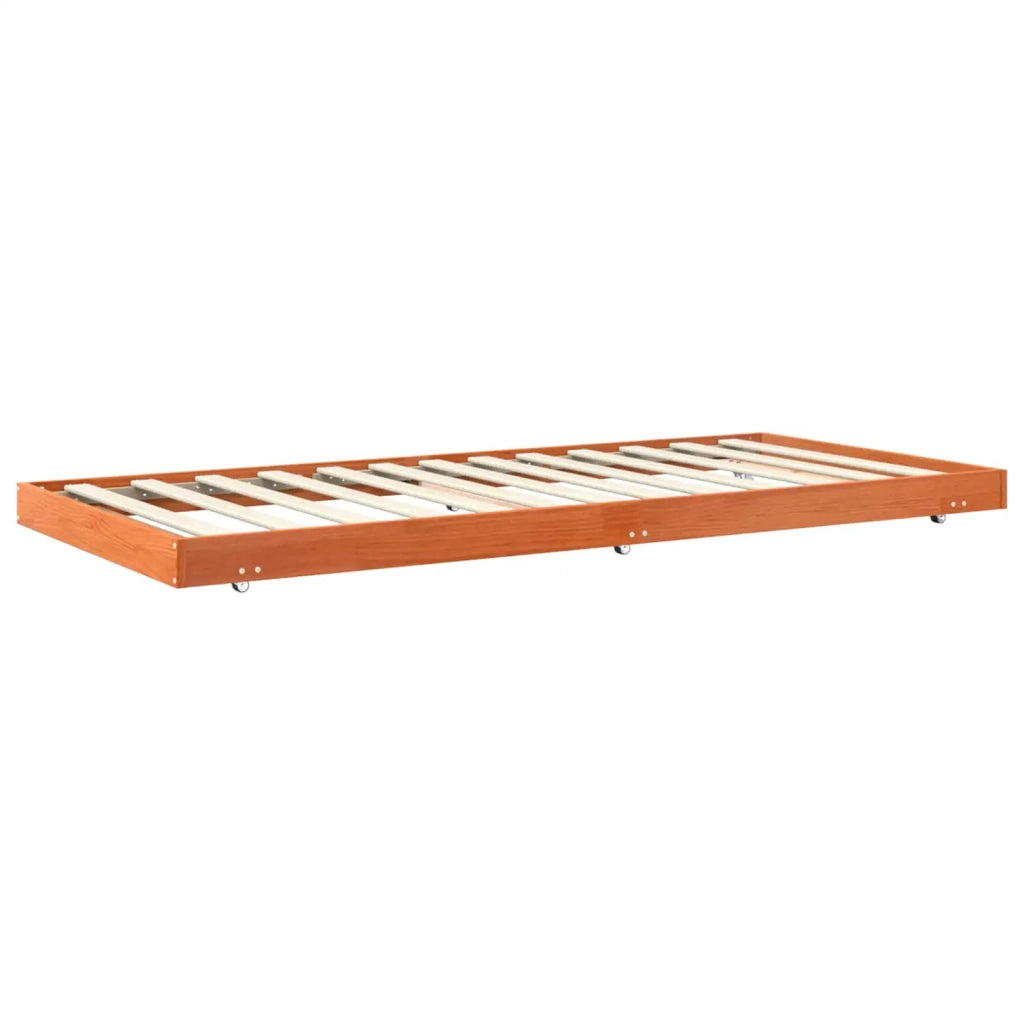 Struttura del letto Marrone cerato 70 x 190 cm Pino massello