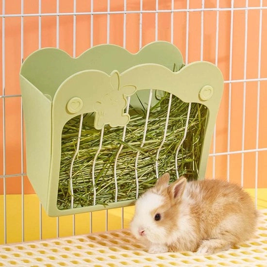 Porta Fieno per Animali Da Appeso Piccoli - Ideale per Conigli, Conigli Nani e Porcospino
