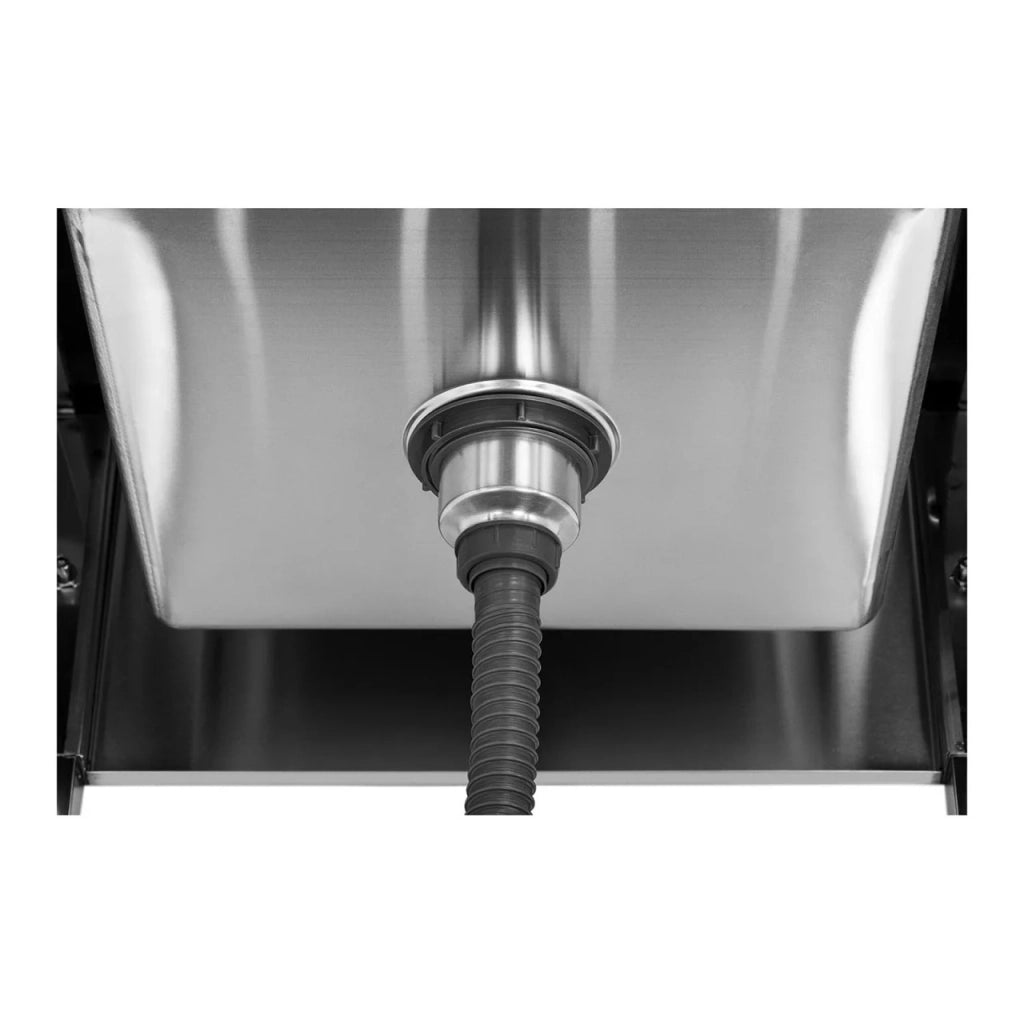 Lavello professionale a una vasca 40 x 40 x 25 cm acciaio inox 14_0000162