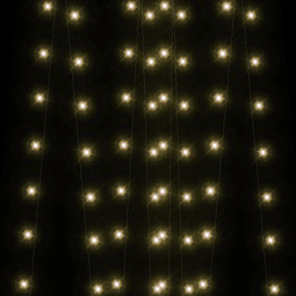Luci Solari Fatate 5 pz 5x200 LED Bianco Caldo Interni Esterni 328951