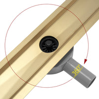 Canalina Di Scarico Rea Greek Pro Mirror Gold 80