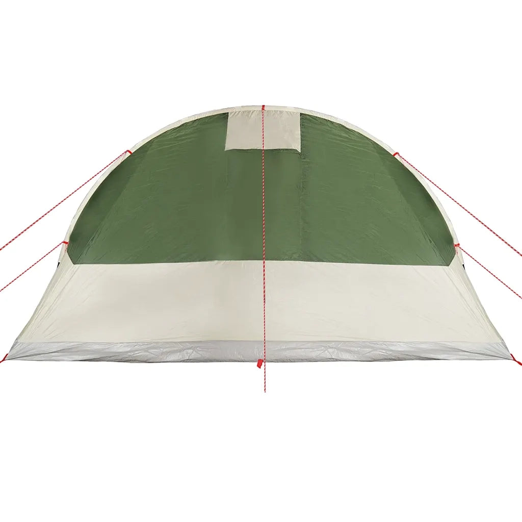 Tenda da Campeggio a Tunnel per 5 Persone Verde Impermeabile 4009422