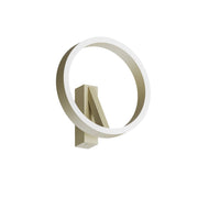 Lampada a parete Criseide A Verde Salvia - Applique LED 30W biemissione 1400lm 3000K dimmerabile push in alluminio - Gea Luce