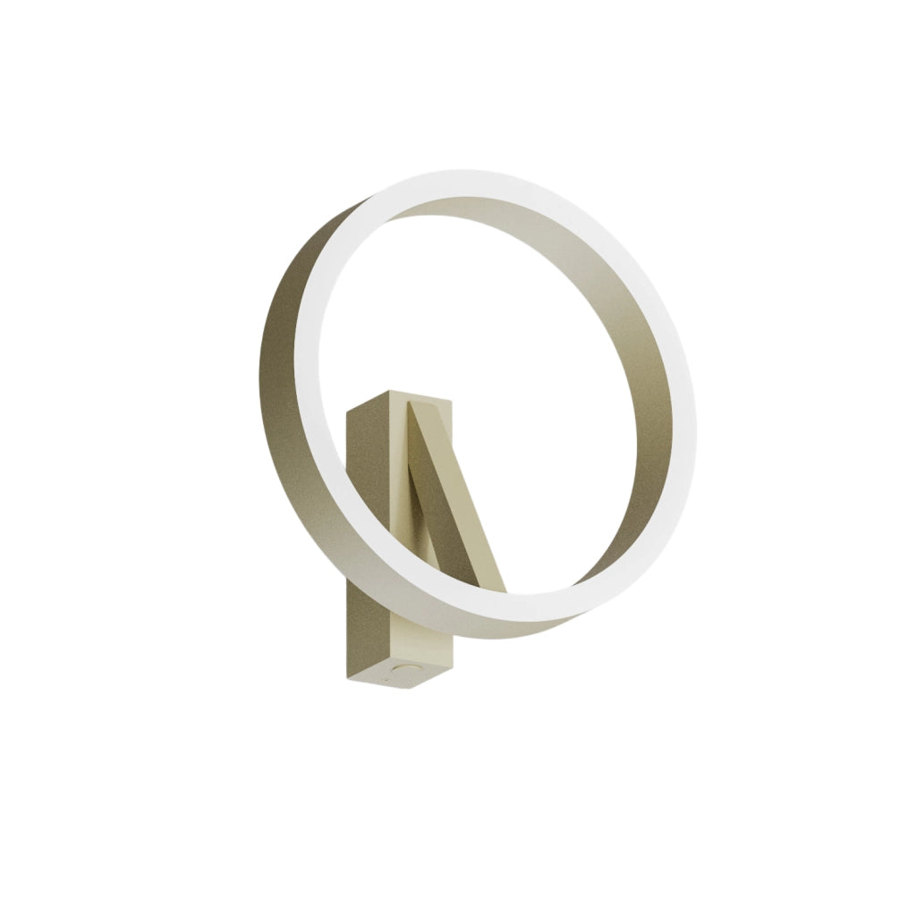Lampada a parete Criseide A Verde Salvia - Applique LED 30W biemissione 1400lm 3000K dimmerabile push in alluminio - Gea Luce