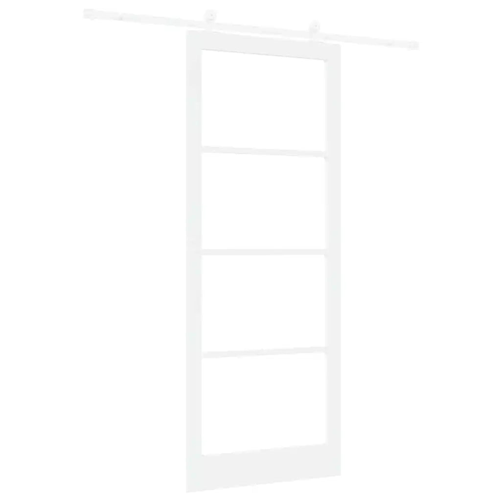 Porta Scorrevole ORKDAL Bianco 93 x 232 cm Legno e metallo 3332096